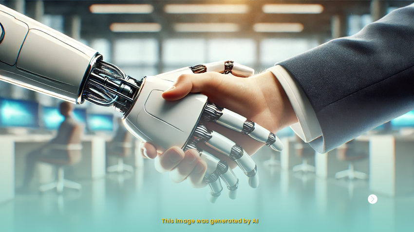 AI Image : Bisnis dan AI saling membantu